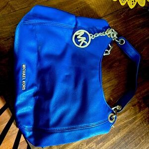 Royal blue Micheal Kors bag